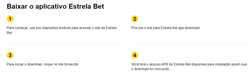 Estrela Bet Baixe Android